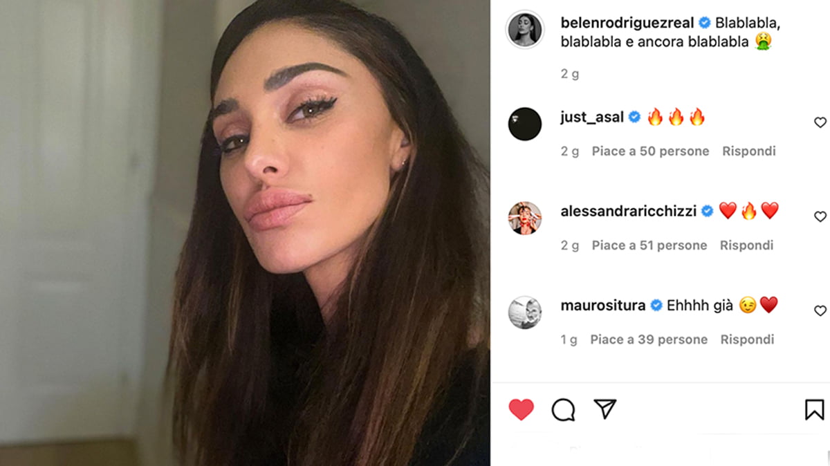 Belen Rodriguez si sfoga dopo le critiche ma il post è un epic fail