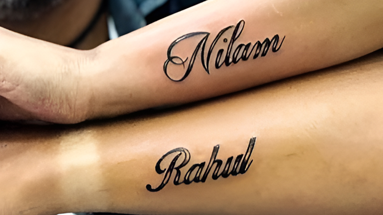 I tatuatori sconsigliano il tatuaggio con il nome della persona amata
