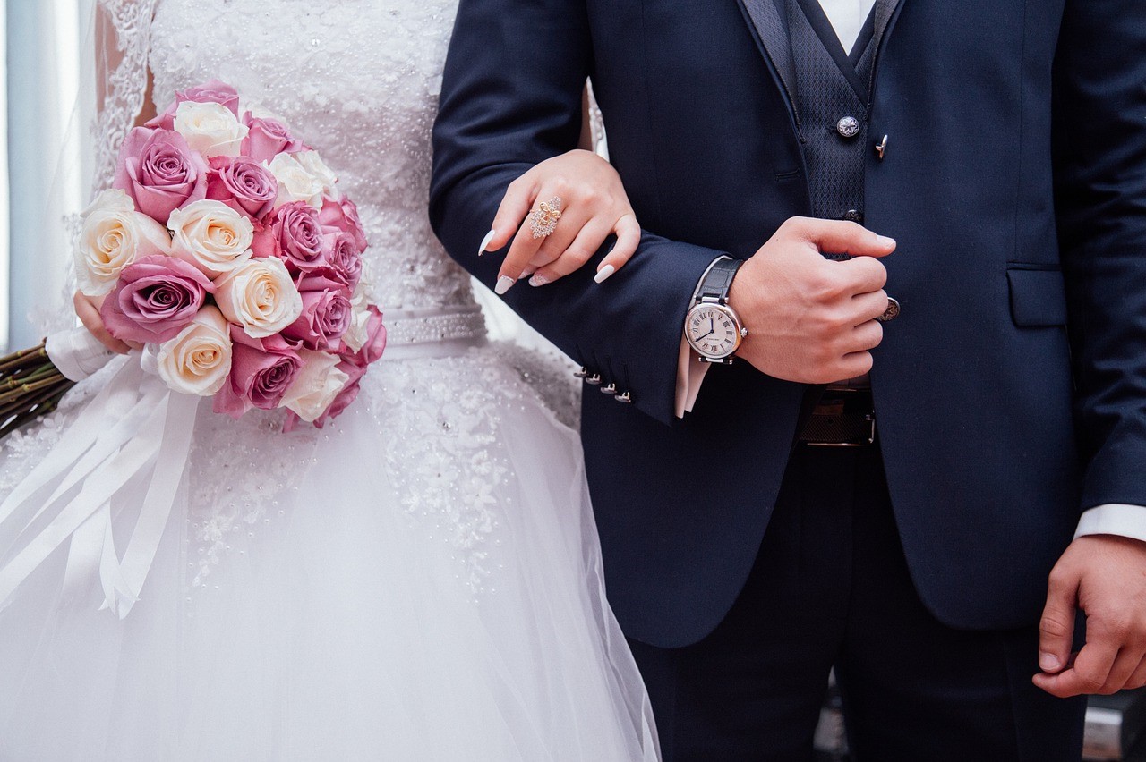 Un matrimonio come tanti. Fonte: pixabay.com