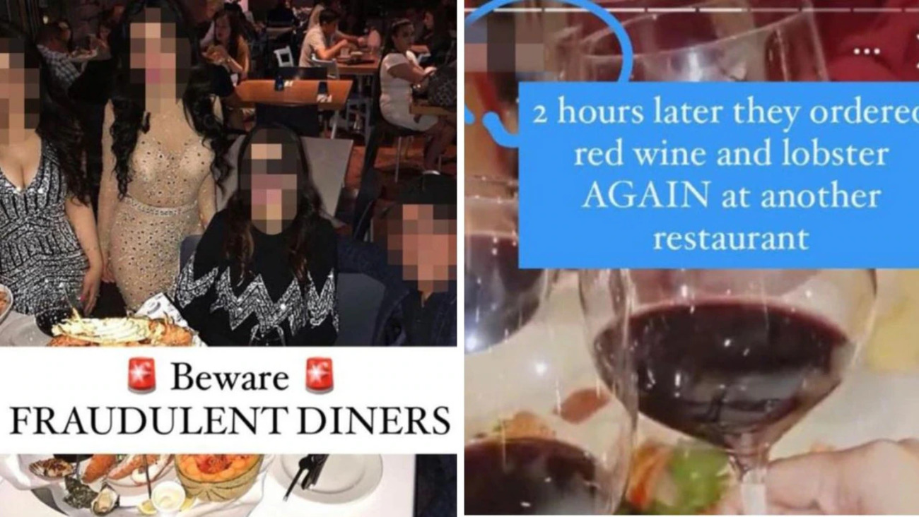Il post social del ristorante che accusa le influencer di averli truffati