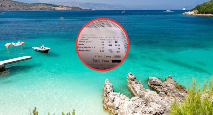 Caro prezzi in Albania, turista italiano mostra lo scontrino: 