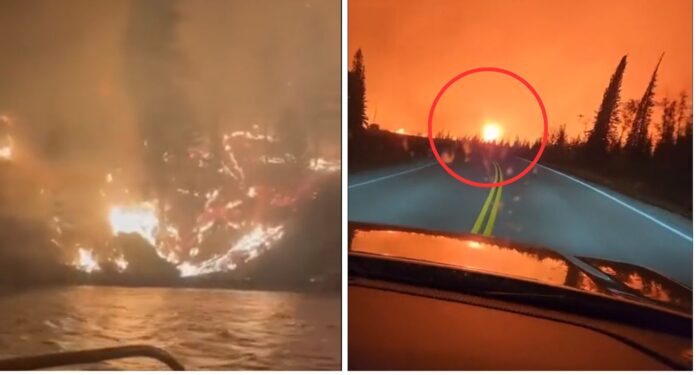Canada, inferno in terra. I video degli incendi fanno il giro del mondo