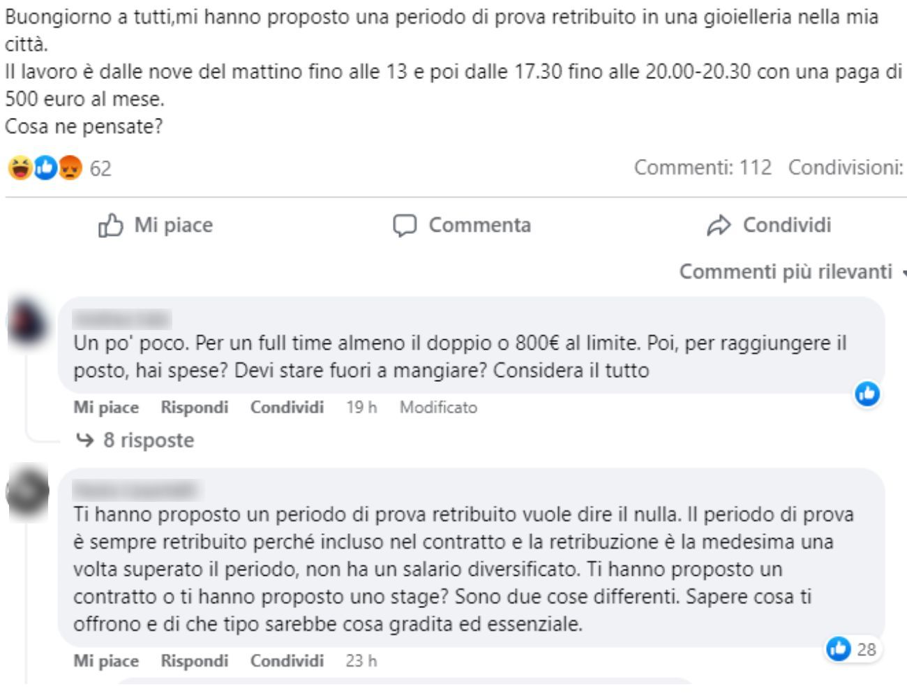 Puglia annuncio di lavoro