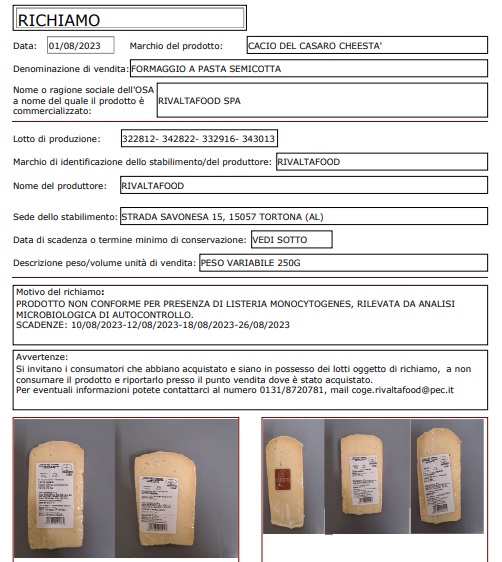 formaggio escherichia coli