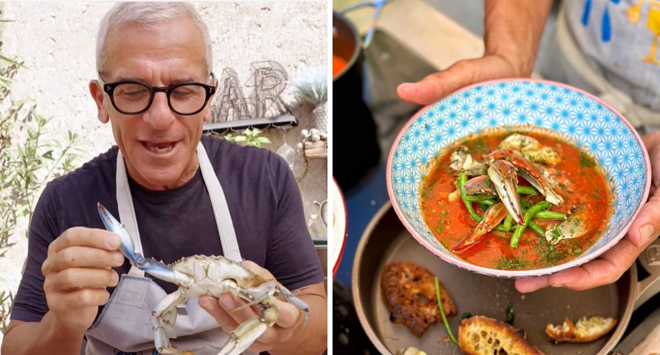 Zuppetta di granchio blu, la ricetta di Max Mariola: "Con 10 euro mangiate pesce a casa in 4 persone"