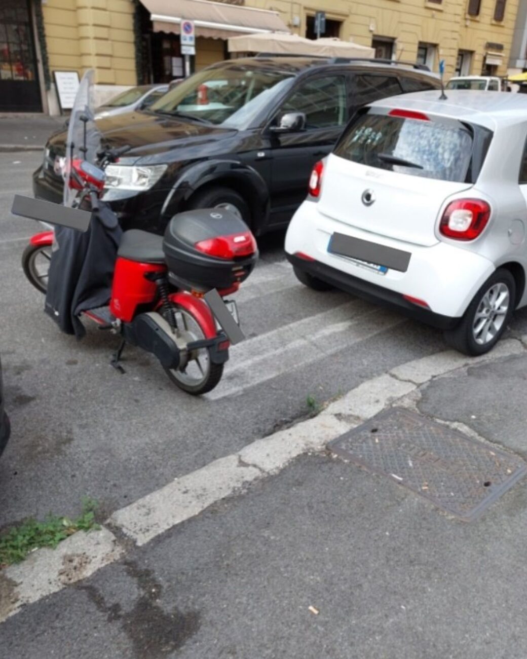 roma tripla sosta selvaggia