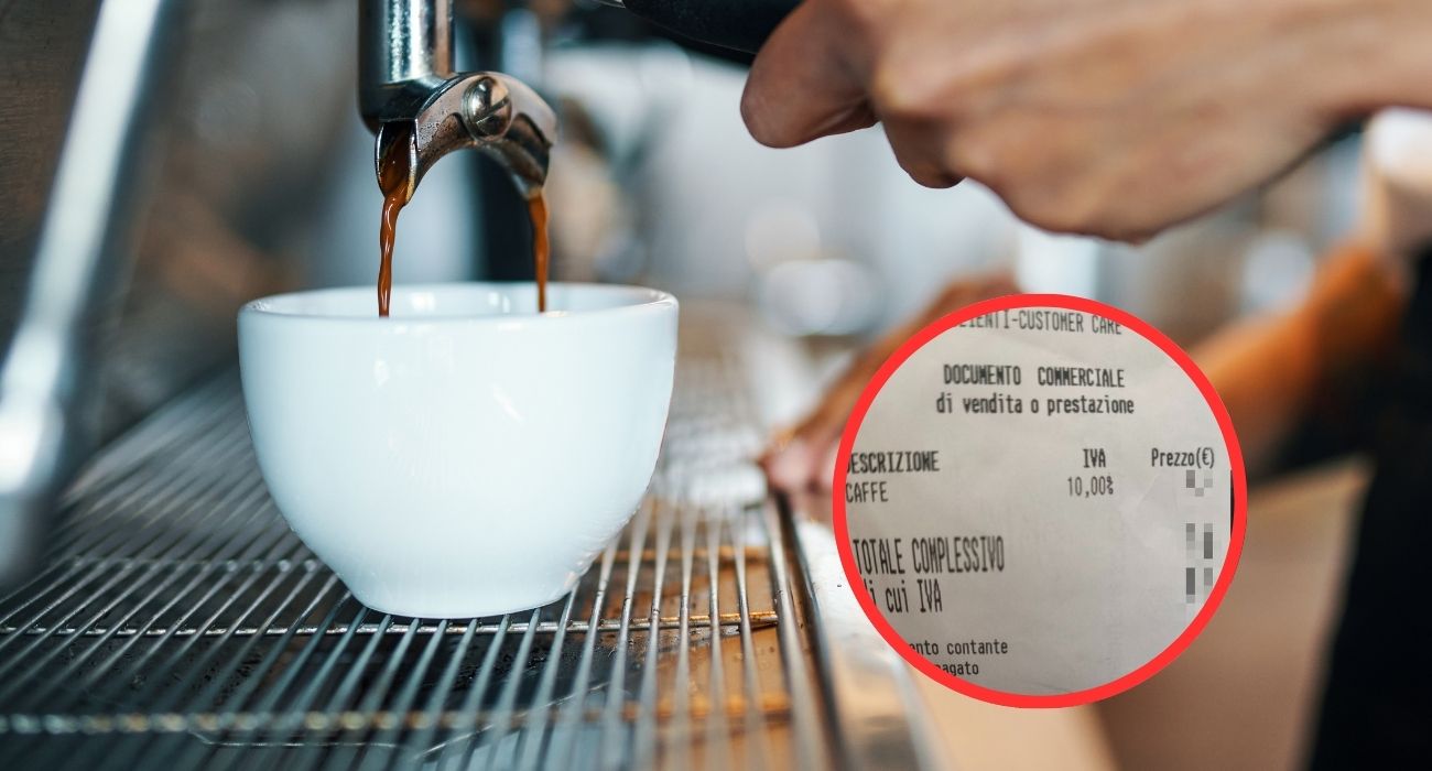 Milano, cliente va al bar e mostra lo scontrino: "Dedicato a chi si lamenta del caffè a 1 euro"