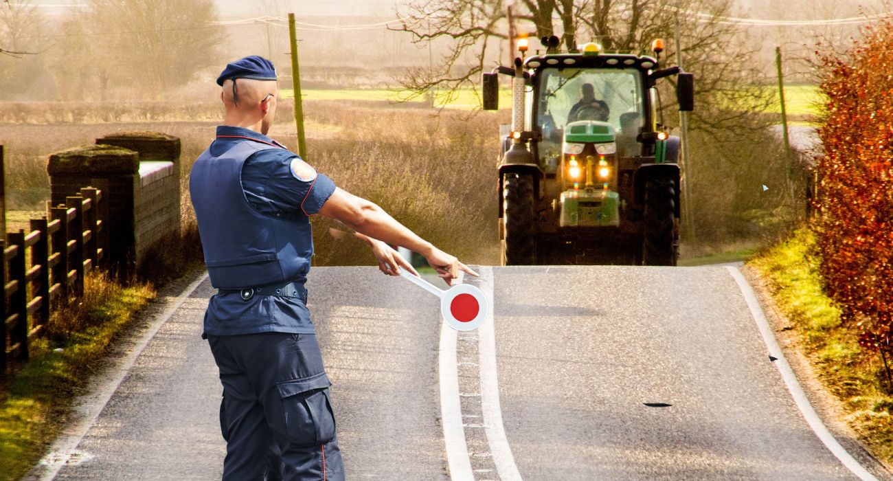 Trento, Carabinieri fermano trattore che sfreccia a 100 km/h: il trucco illegale e le conseguenze del reato