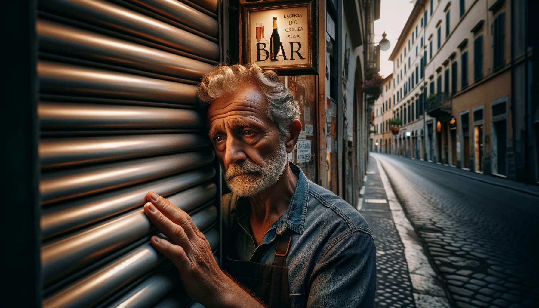 Emilia-Romagna, titolare del bar spiega il motivo della chiusura con un enorme striscione: "Chiaro e conciso"