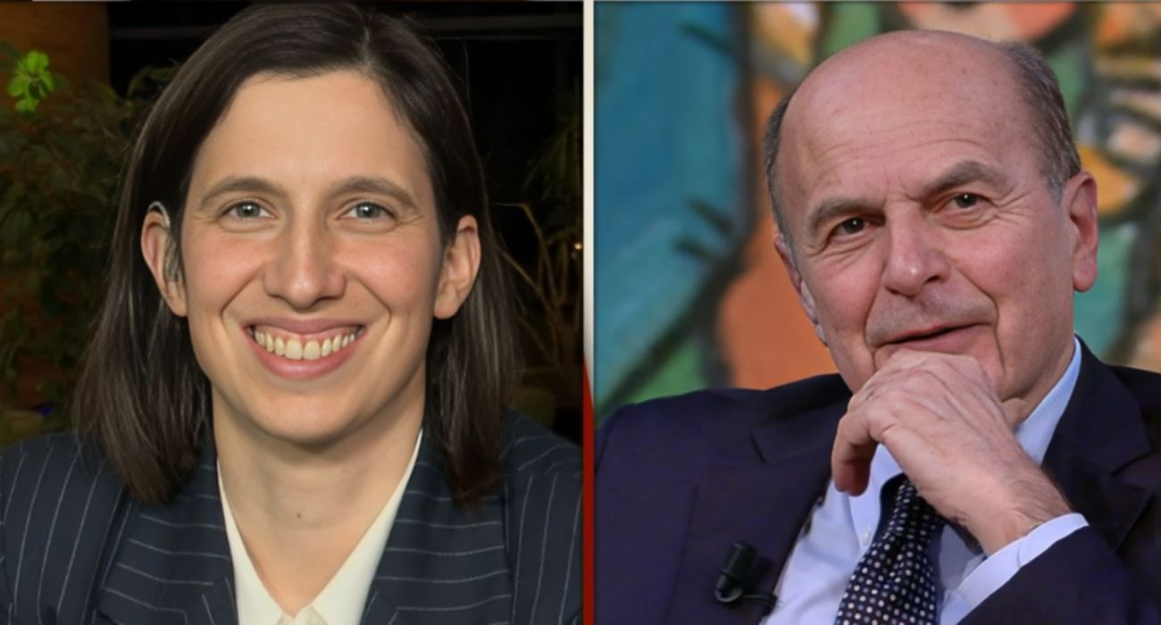 Bersani elogia Schlein in diretta tv da Floris: la reazione di Elly vale più di mille parole