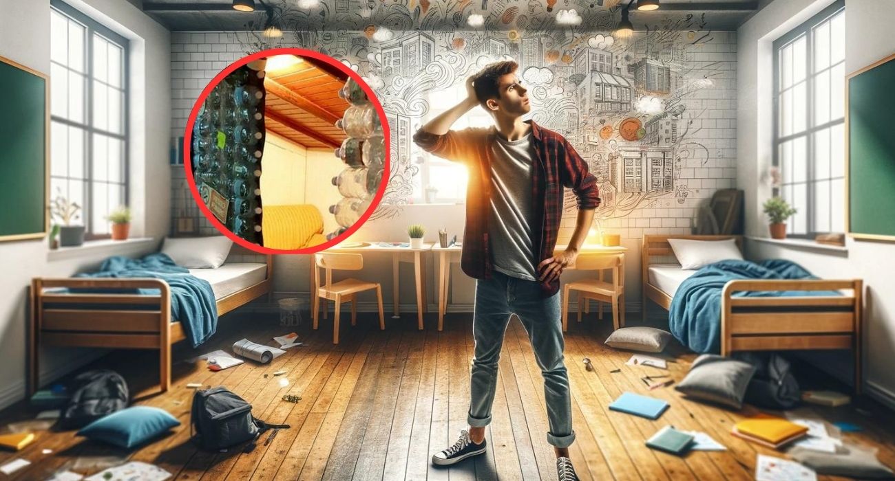 Coinquilino alla ricerca di privacy trasforma la stanza doppia in due singole con pochi euro: "Geniale"