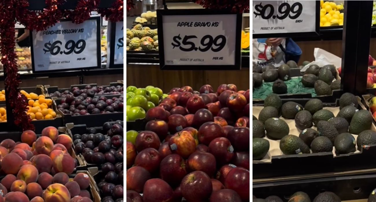 Australia, va al supermercato e racconta: "Quanto costano qui frutta e verdura, altro che Italia"