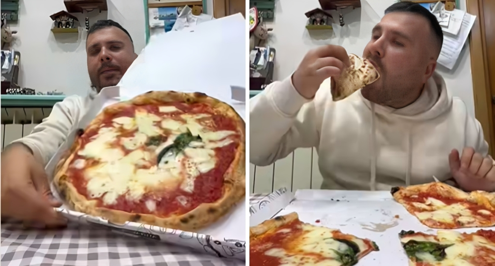 Napoli, influencer ordina una pizza Margherita da gustarsi a casa: "Quanto ho pagato con tutta la consegna"