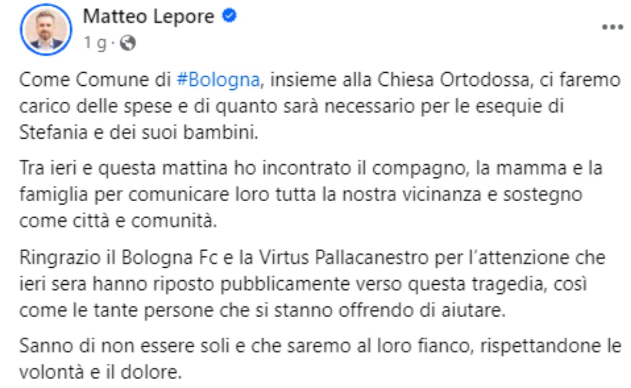 bologna incendio