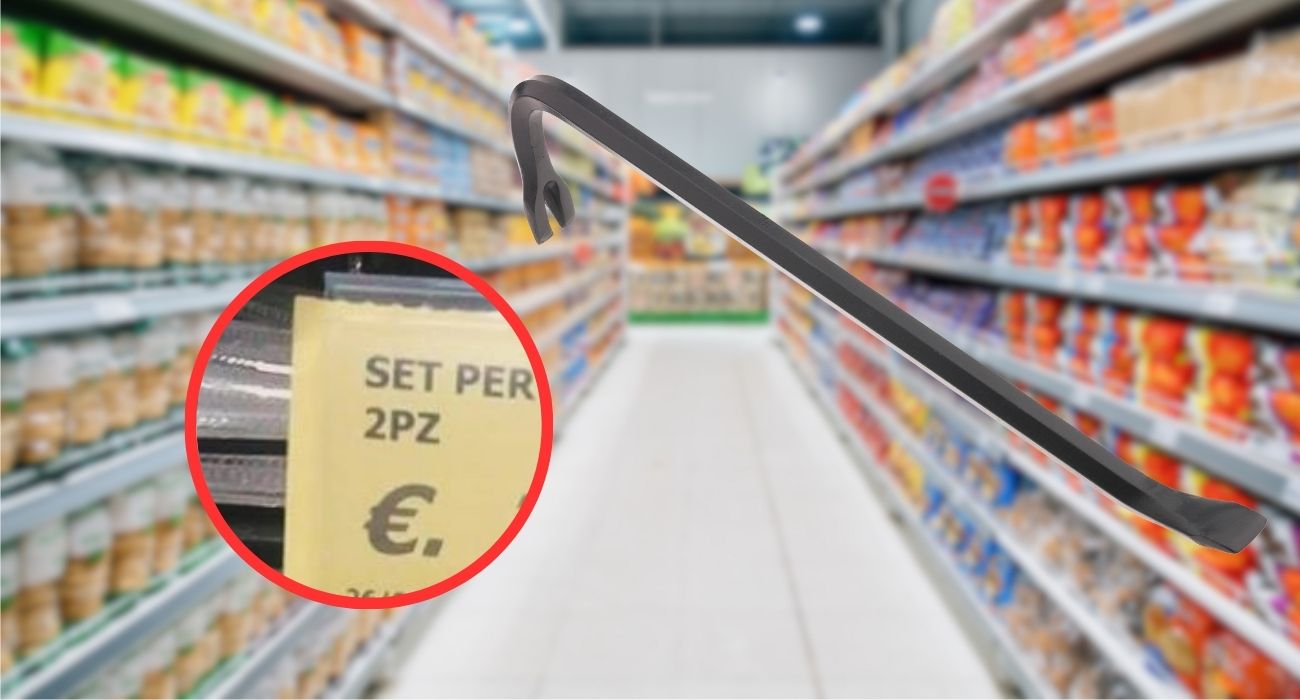 Il cartellino del piede di porco al supermercato invita i clienti a commettere atti illegali: "Mi auguro non sia vero"