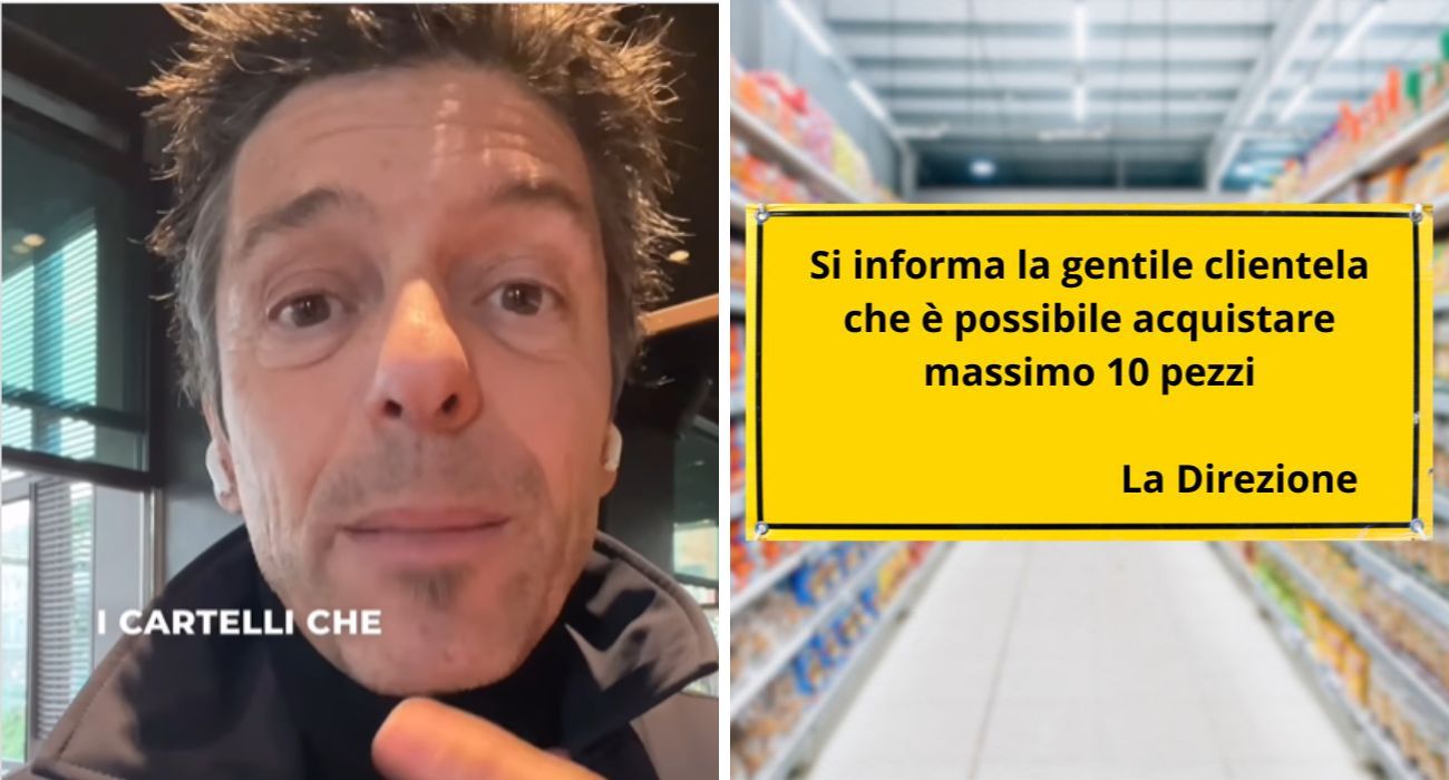 'Massimo 10 pezzi', avvocato smaschera il cartello del supermercato: "Perché è illegittimo"