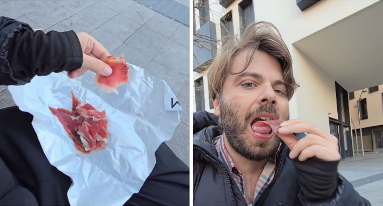 Influencer in visita a Barcellona assaggia il celebre Jamón ibérico: "Quanto ho pagato 100 grammi"