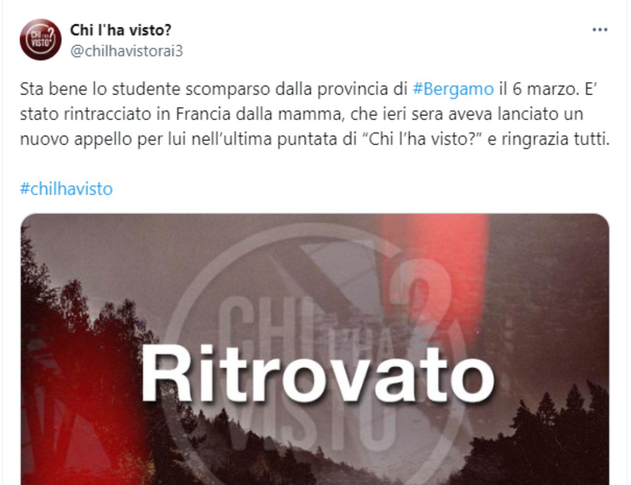 lombardia chi l'ha visto