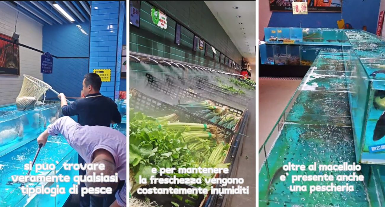 Cina, influencer mostra l'interno di un supermercato: "C'è una differenza con l'Italia"