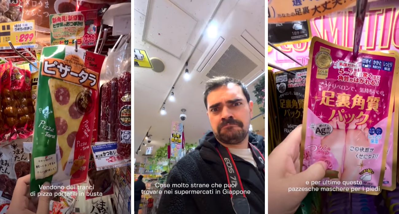 Giappone, turista italiano visita un supermercato: "Queste sono le cose più strane che ho trovato"