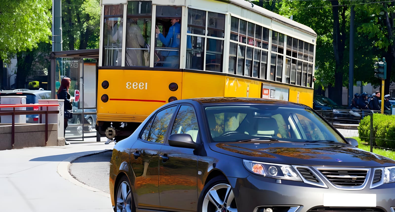 Milano, l'auto parcheggia sui binari del tram: l'azienda del trasporto pubblico prende una decisione discutibile