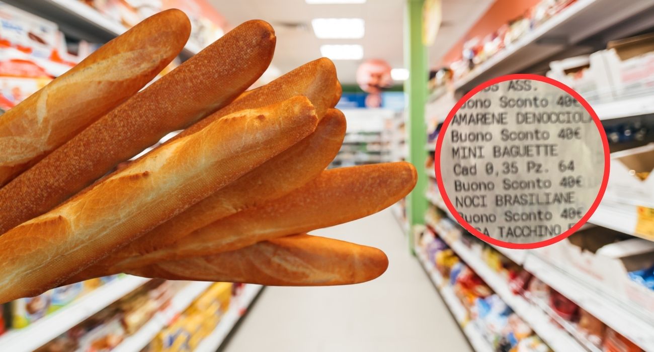 Lombardia, compra 4 baguette al discount ma lo scontrino rivela una spiacevole sorpresa: "Non ci potevo credere"