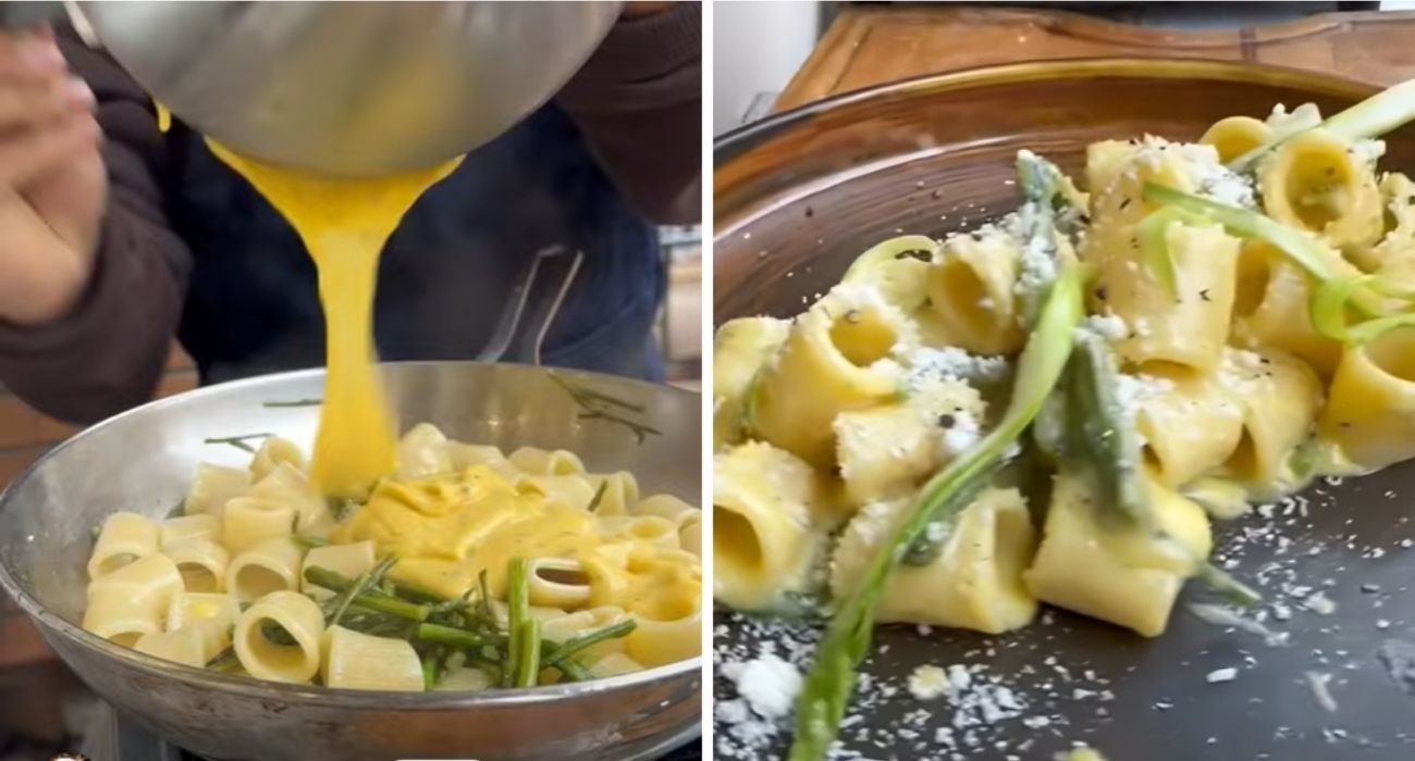 Carbonara, la versione primaverile di chef Ruben è con un ingrediente saporitissimo