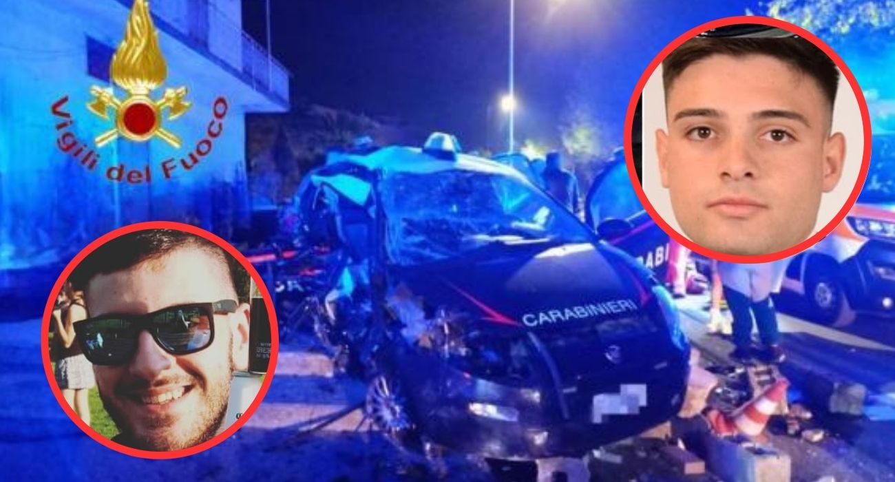 Salerno, incidente letale nella notte: due giovani Carabinieri in servizio hanno perso la vita