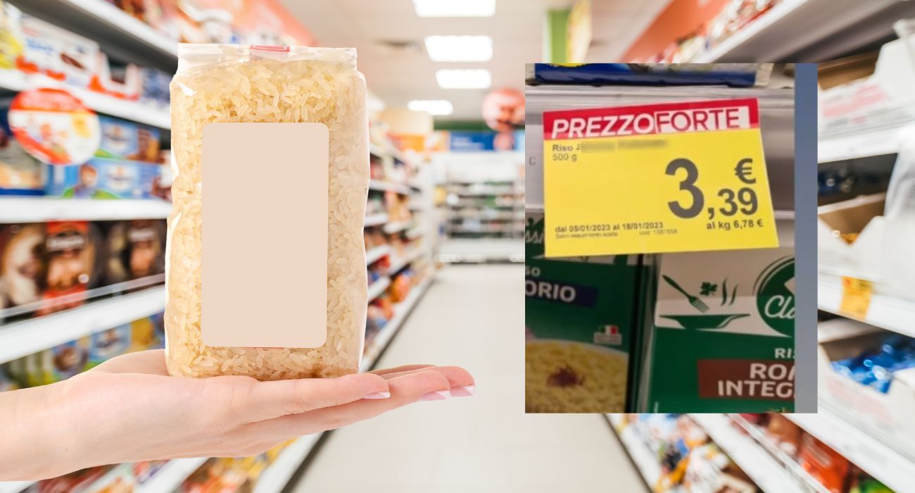 Il riso in offerta al supermercato nasconde un'amara verità: cosa scopre quando trova il vecchio cartellino