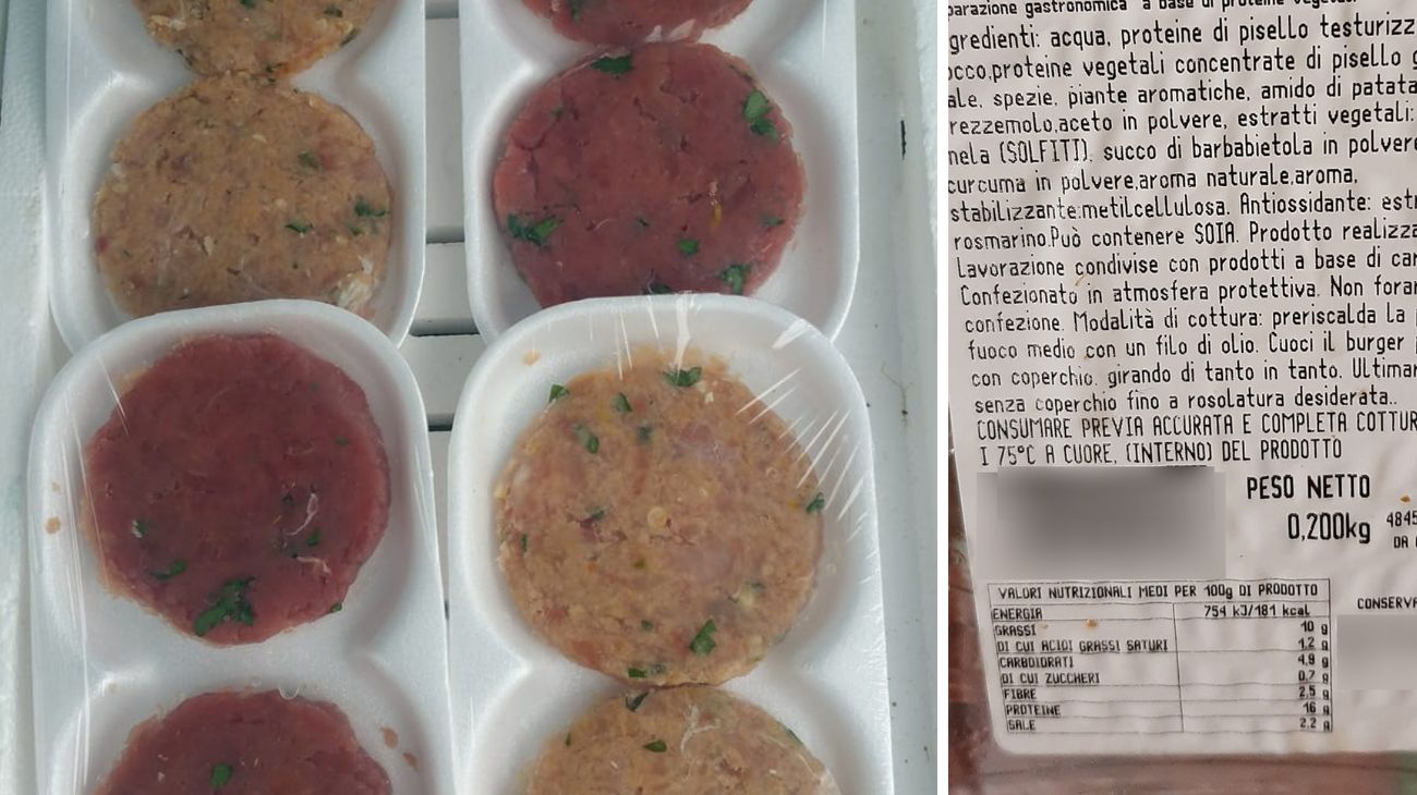 supermercato burger vegani