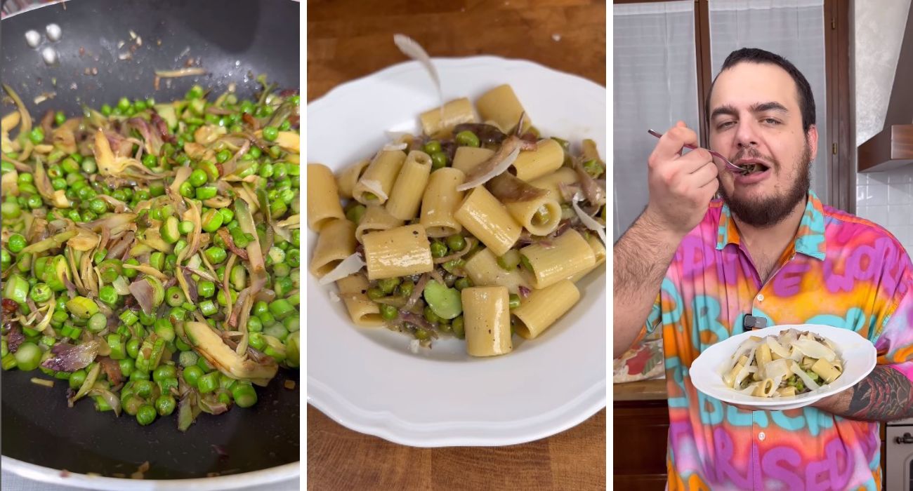 Pasta alla vignarola, la ricetta di Alessio Pellizzoni fa venire l'acquolina in bocca: un omaggio alla primavera