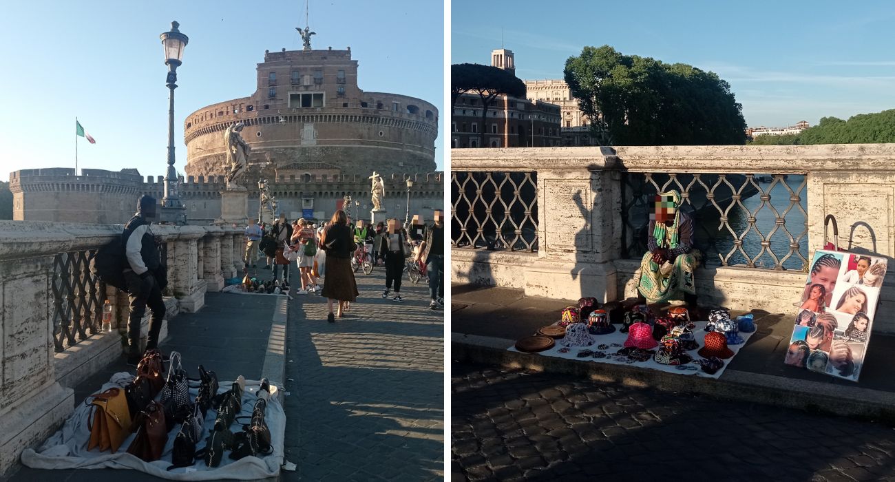 Roma Castel Sant'Angelo ambulanti (1)