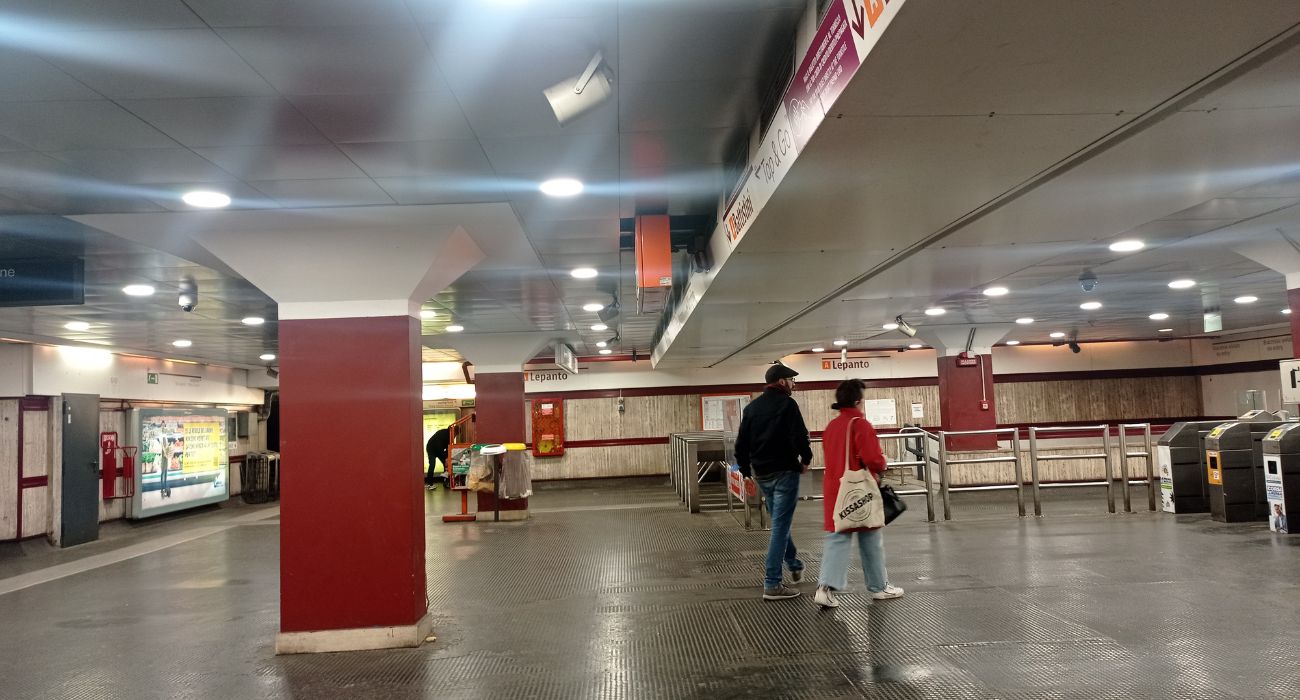 Roma metro tornelli
