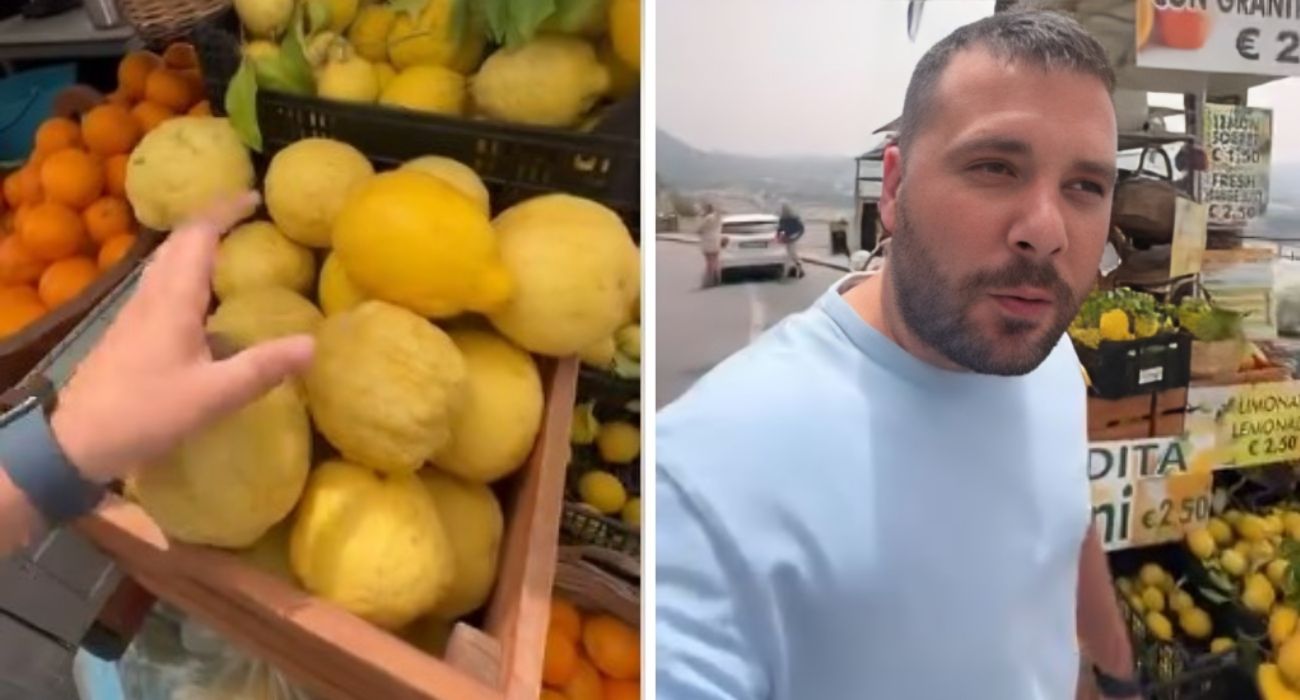 Influencer comprano i tipici limoni a Sorrento: "Abbiamo preso anche la granita, quanto abbiamo speso"