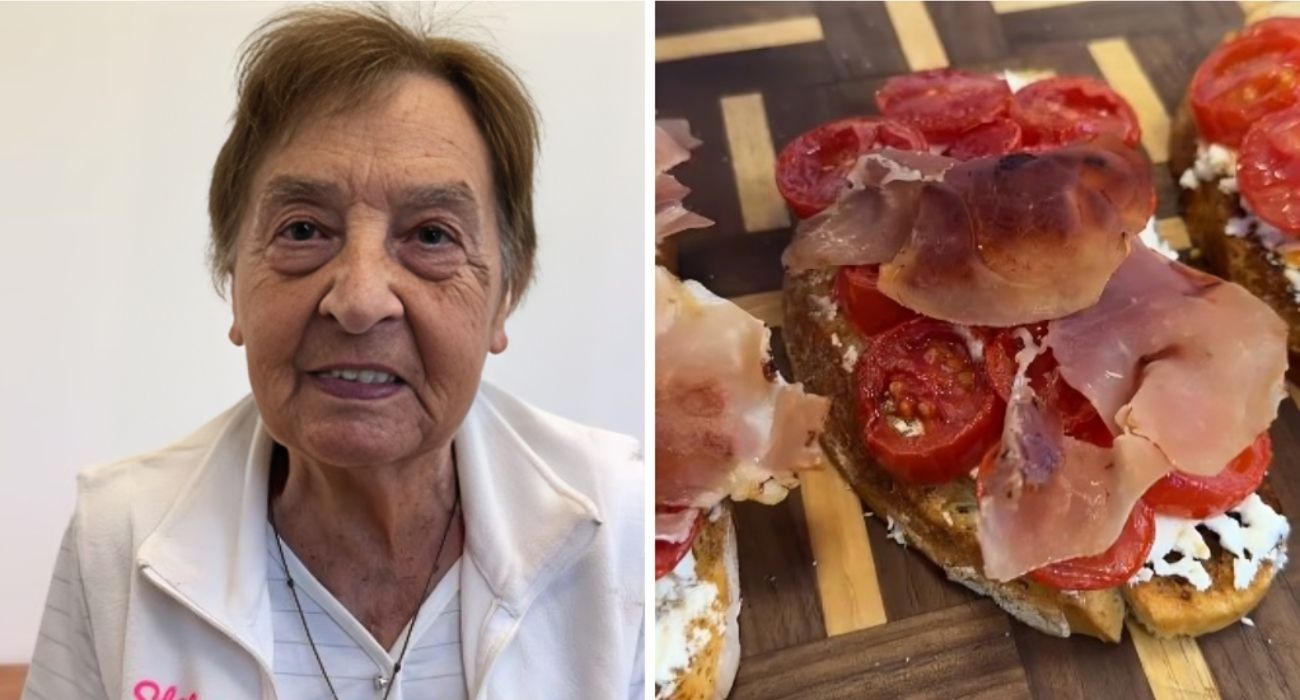 La bruschetta estiva di Nonna Silvi è irresistibile: fresca, buona e genuina