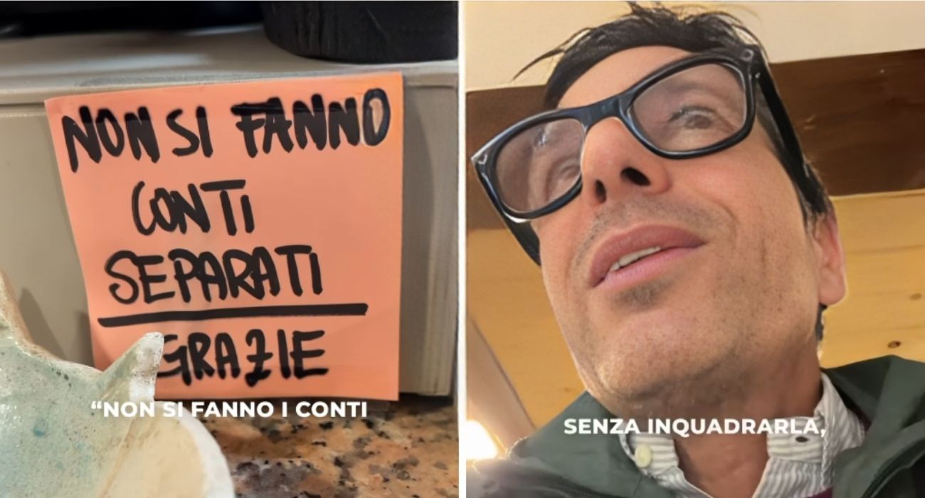 "Non si fanno conti separati", avvocato mostra il cartello del ristorante: "E' legale?"