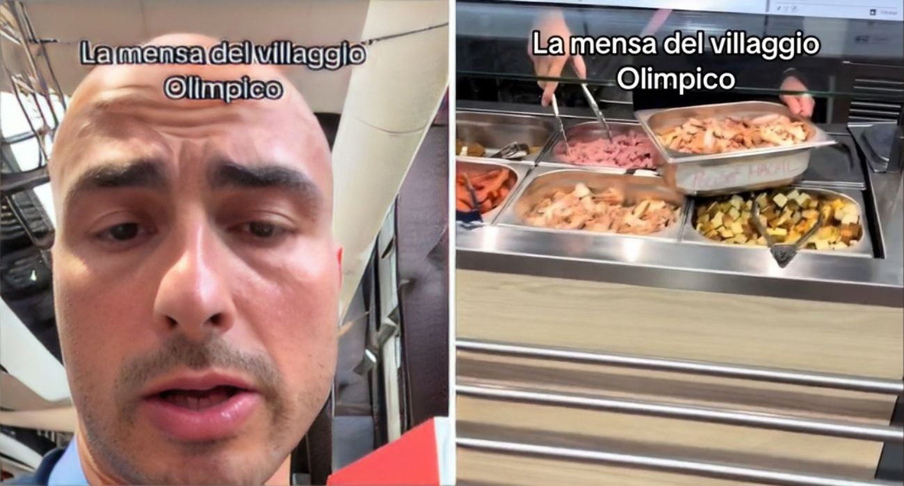 "La cucina francese meno bella di quella italiana", lo schermidore Foconi mostra la mensa del villaggio olimpico