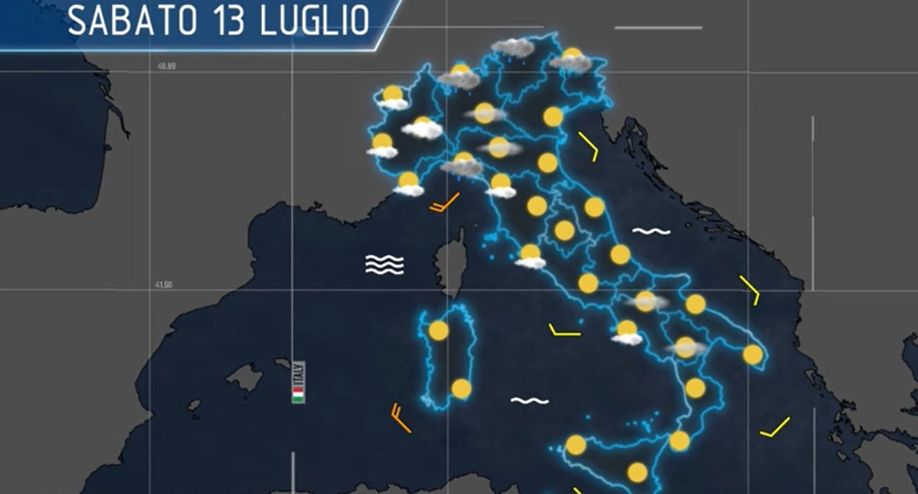 Meteo weekend, finiranno i temporali al Nord? Le previsioni di sabato 13 e domenica 14 luglio