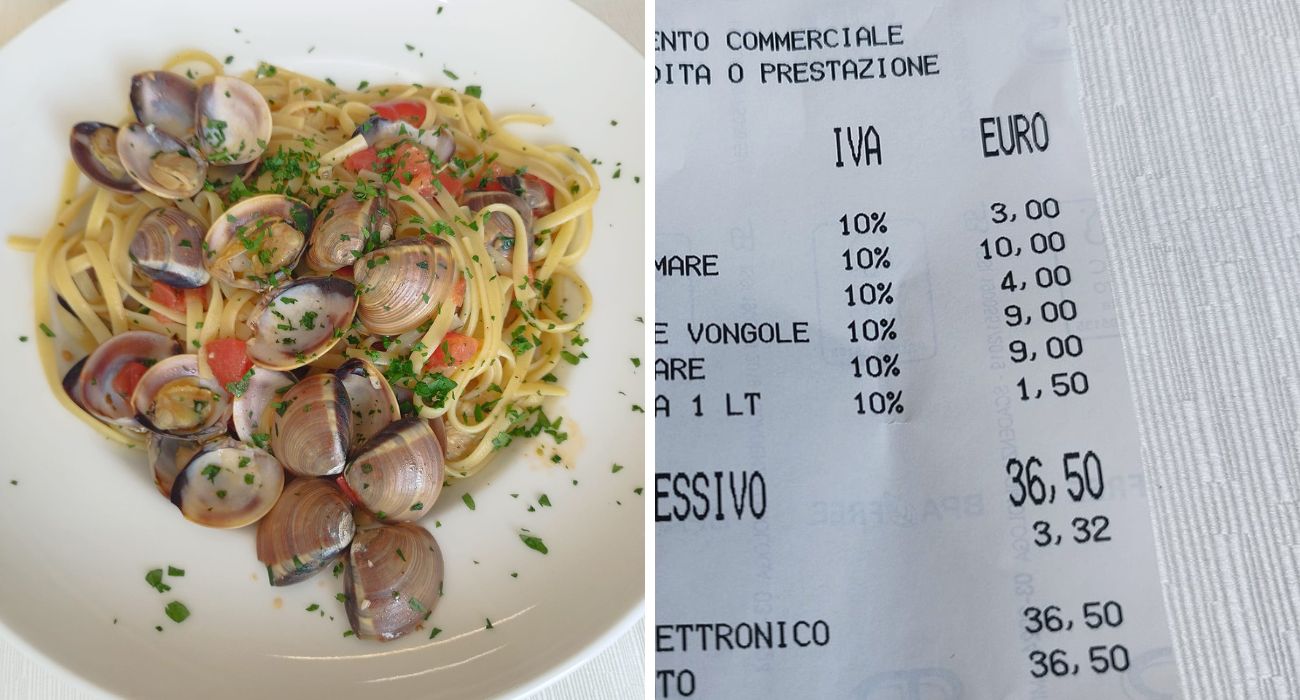 Puglia, lo scontrino del pranzo a base di pesce è assurdo: "36 euro in 2: cosa abbiamo preso"