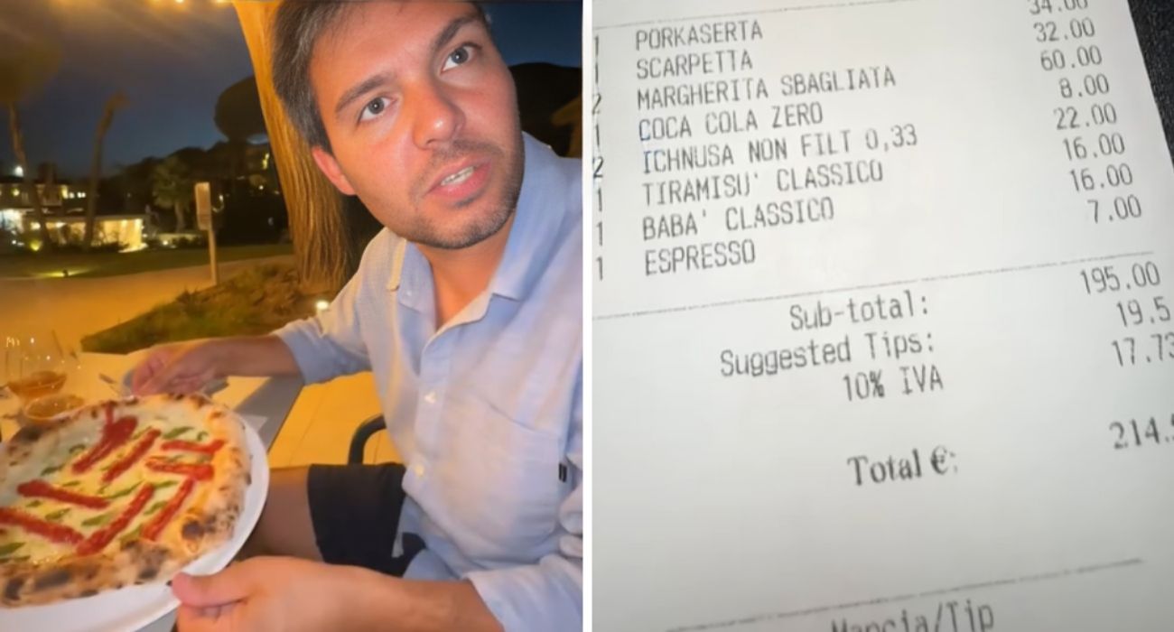 "4 pizze 200 euro", lo scontrino dell'indimenticabile cena d'estate in Costa Smeralda