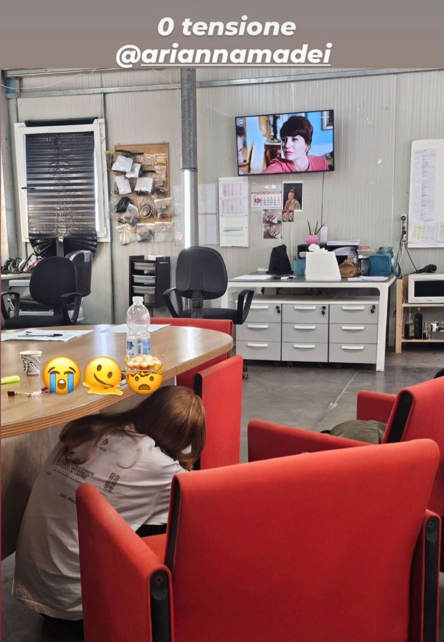 Dal profilo social di Arianna Amadei, la reazione alla prima puntata