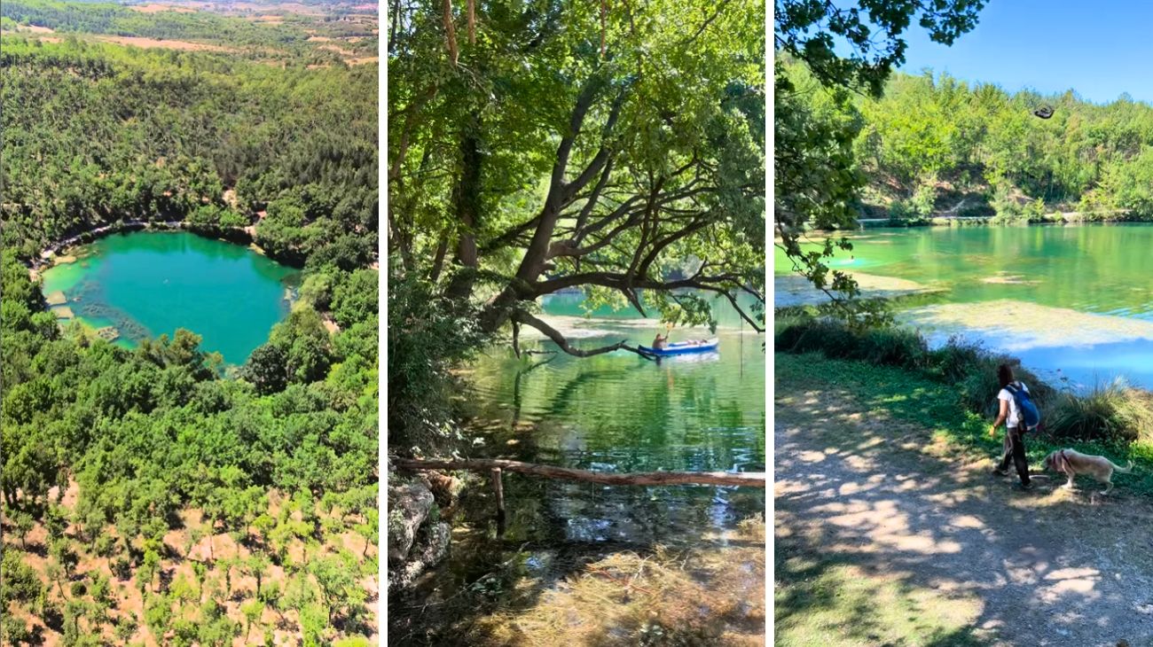 Dal profilo social di Stefania Ferri, lago in Abruzzo