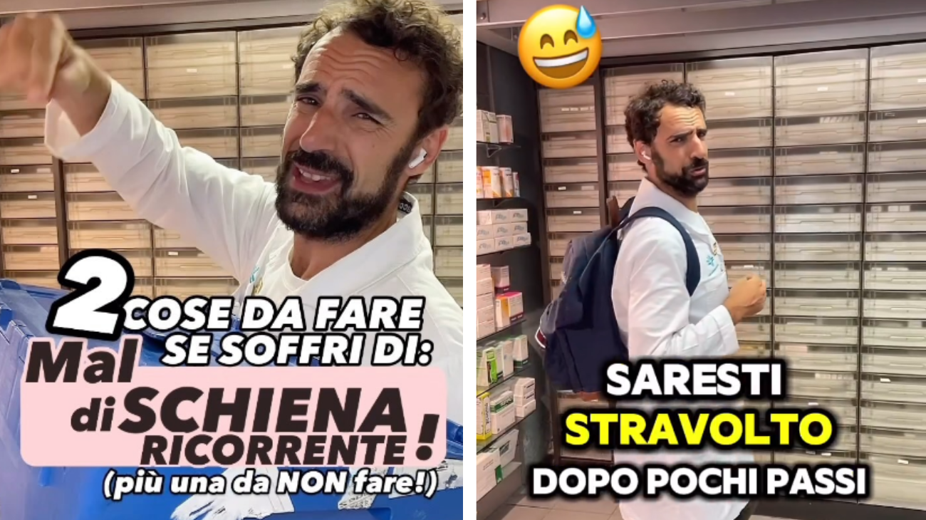 mal di schiena errore