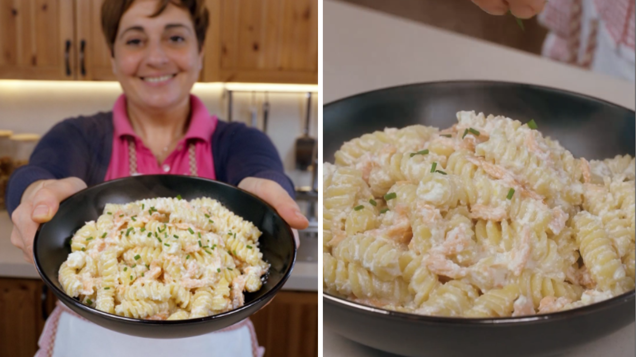 pasta salmone ricotta