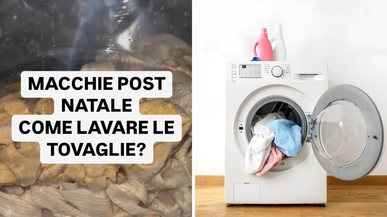 Lavatrice, come trattare le macchie dopo le feste