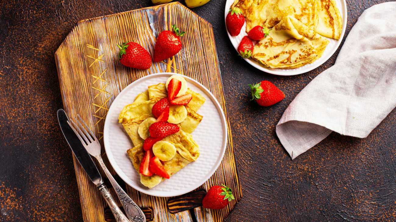 Crepes con frutta