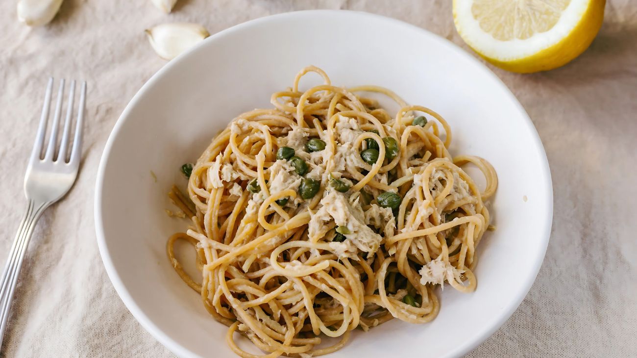 Pasta tonno e limone