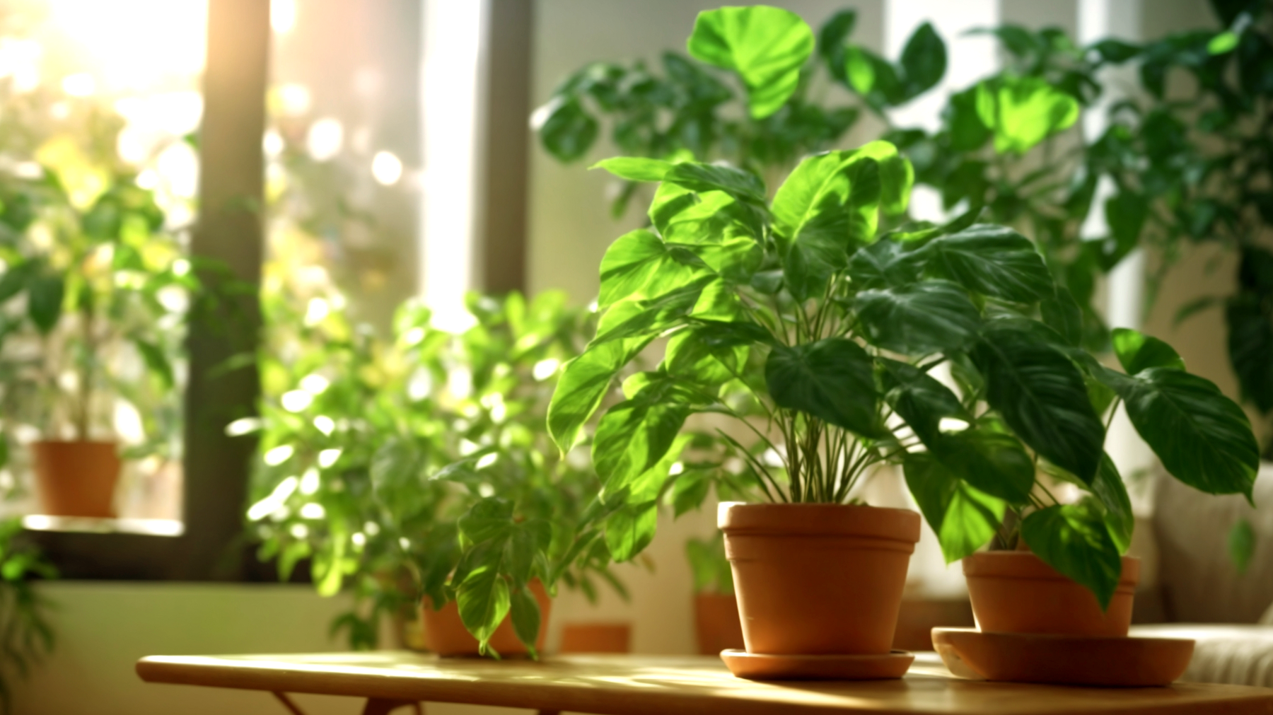 ventilazione naturale piante tessuti leggeri"