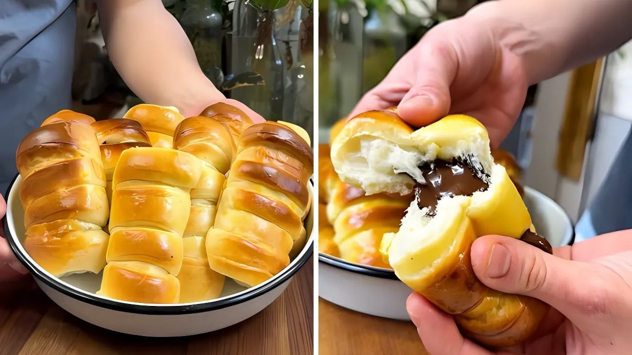 Brioche dolci ripiene Tirmagno