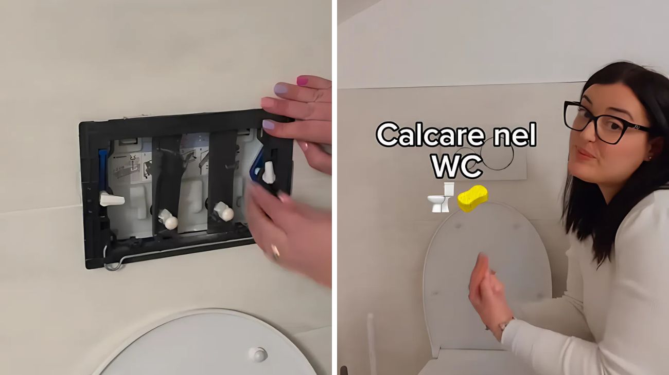 Calcare nel wc